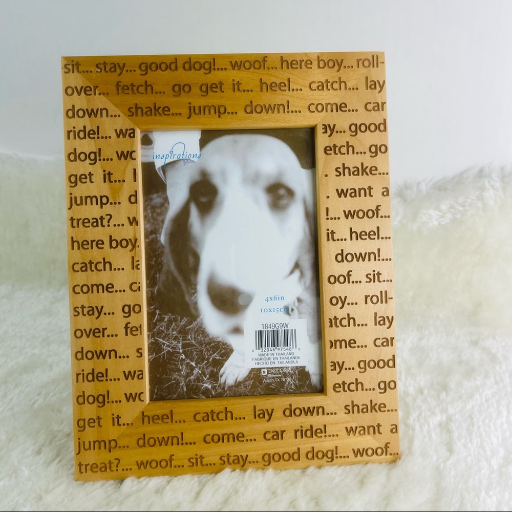 NWOT Dog Picture Frame / Puppy Picture Frame